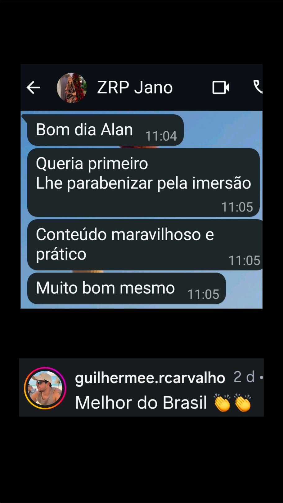 Mensagens de elogio 02